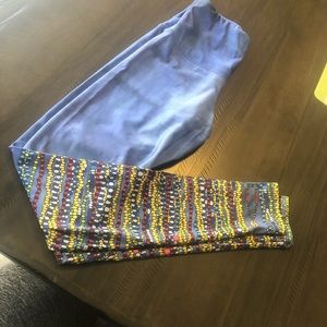 Onzie Blue Leggings S/M